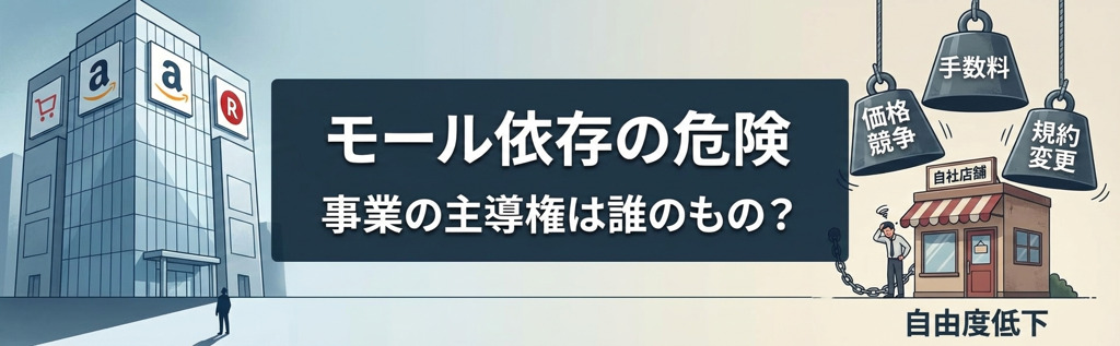 モール依存の危険：事業の主導権は誰のもの？