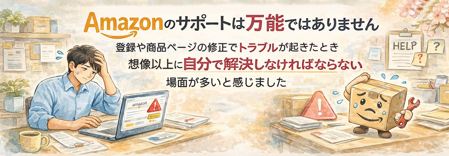 Amazonのサポートは万能ではありません